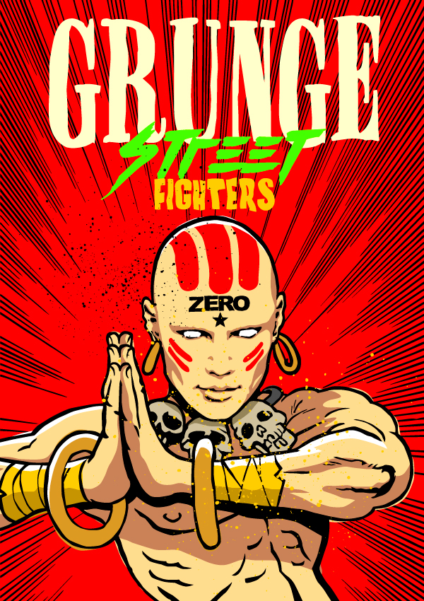 Billy Corgan como Dhalsim (Street Fighter)