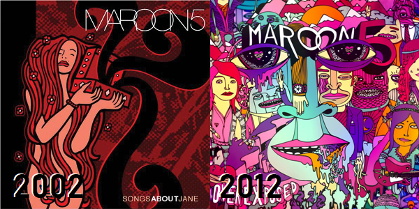 Maroon 5 - de Songs About Jane até Overexposed