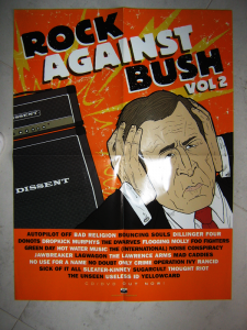 Poster Rock Against Bush Vol. 2