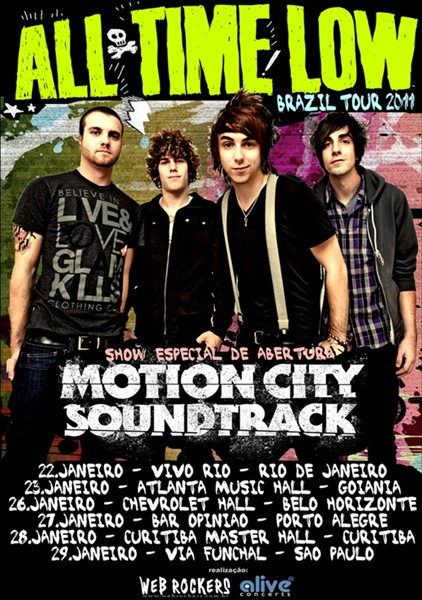 All Time Low e Motion City Soundtrack, turnê brasileira 2011