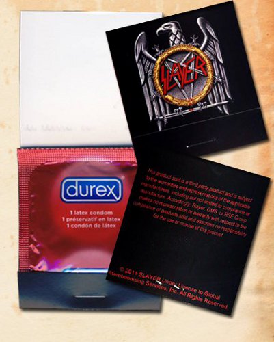 Slayer lança marca de camisinhas