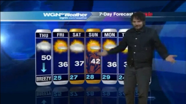 Frontman do Wilco Apresenta a Previsão do Tempo na TV