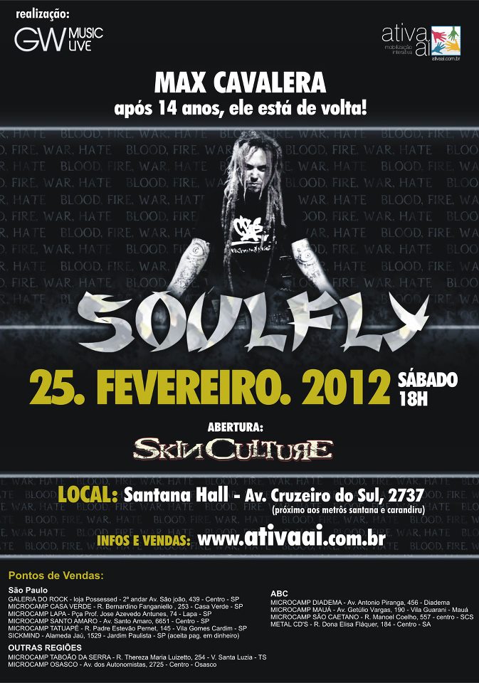Soulfly em São Paulo