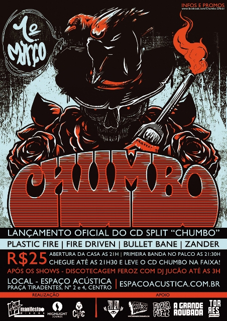 Resenha Lançamento do Split Chumbo No Rio de Janeiro (01-03-12)