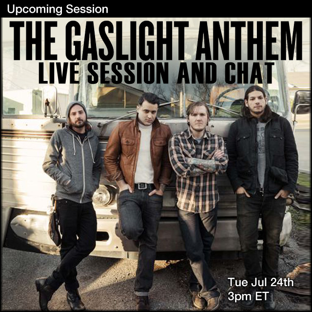 The Gaslight Anthem: tocando ao vivo e conversando com os fãs