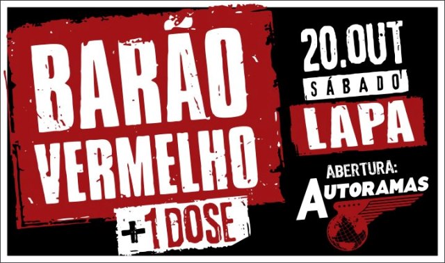 Com casa lotada e show fabuloso, Barão Vermelho marca sua volta aos palcos no Rio de Janeiro (20/10/12)