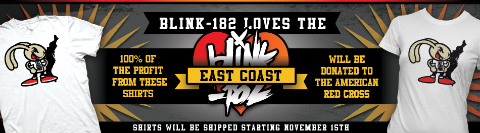 Blink 182 - Camisetas beneficentes