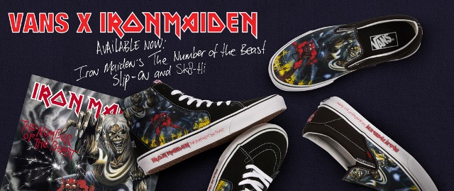 Iron Maiden lança tênis com arte do álbum "The Number Of The Beast"