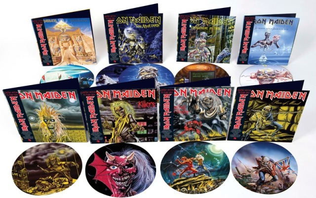Iron Maiden relança seus 8 primeiros álbuns em vinil picture disc