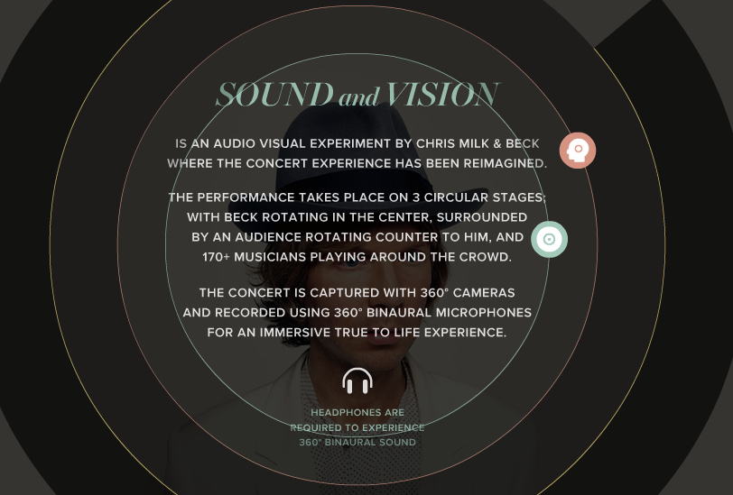 Beck em "Sound And Vision"