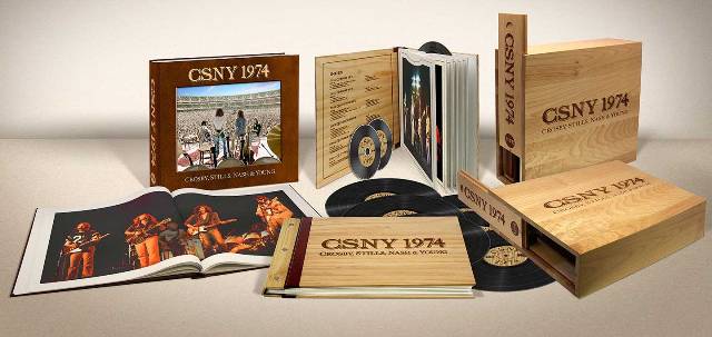 Crosby, Stills, Nash & Young: Material da turnê de 1974 é lançado em box
