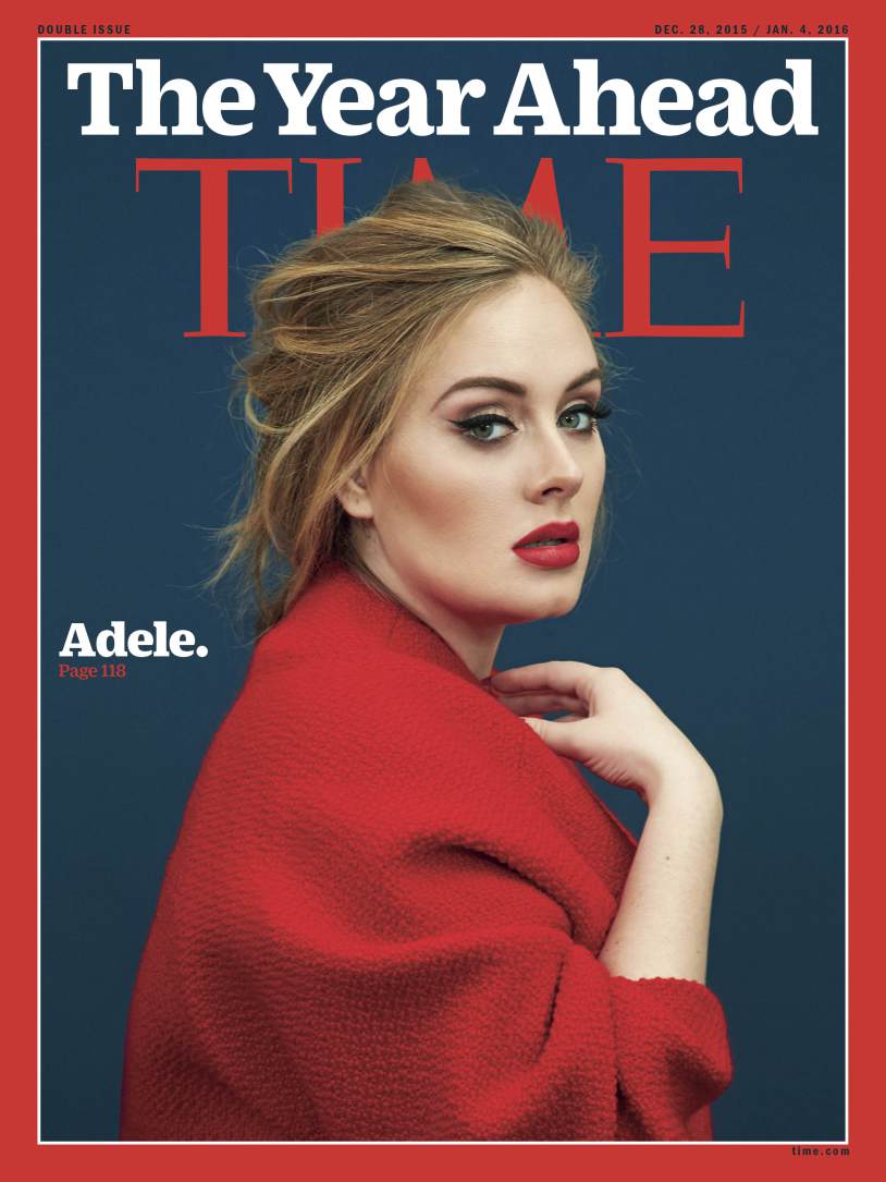 Adele é capa da revista TIME