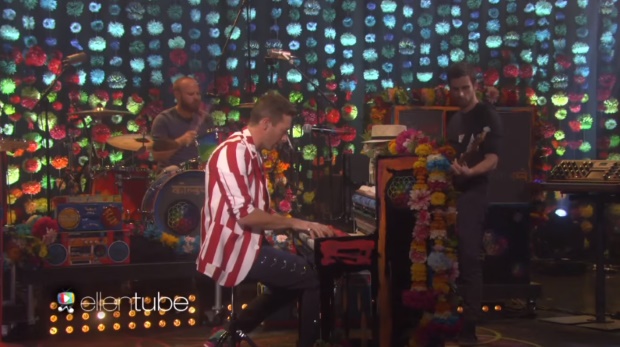 Coldplay no programa de Ellen DeGeneres