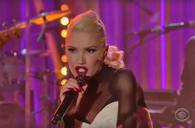 Gwen Stefani no programa de James Corden