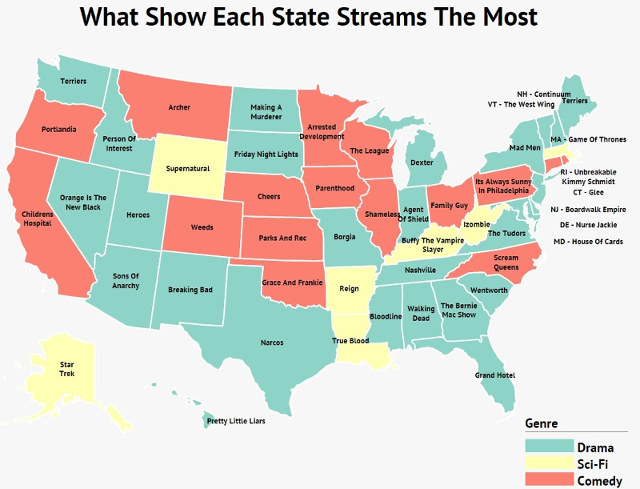A atração mais popular em cada estado dos Estados Unidos