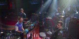 Coldplay no programa de Stephen Colbert