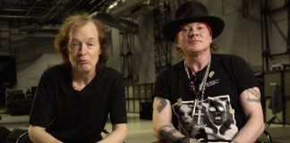 Angus Young e Axl Rose