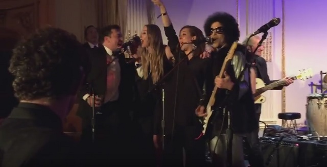 Prince em festa do Saturday Night Live