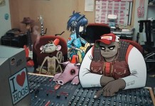 Gorillaz em estúdio