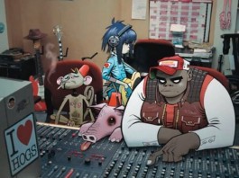 Gorillaz em estúdio