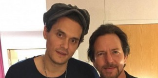 John Mayer e Eddie Vedder do Pearl Jam