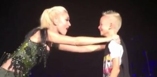 Gwen Stefani se emociona com fã
