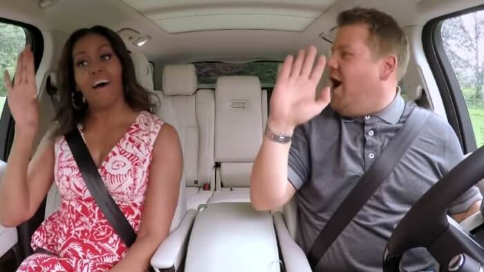 Michelle Obama no Carpool Karaoke
