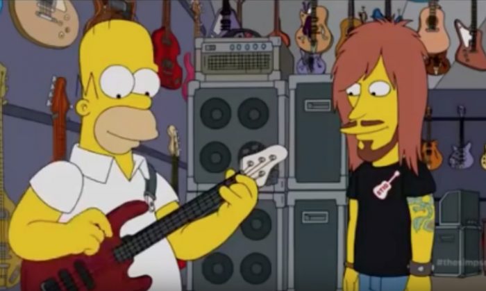 Homer Simpson toca Meshuggah