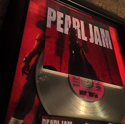 Disco de platina do Pearl Jam