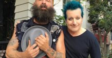 Tim Armstrong (Rancid) e Tre Cool (Green Day)