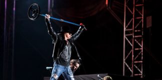 Axl Rose com o Guns N' Roses em 2012