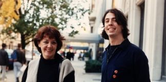 Dave Grohl e sua mãe, Virginia Grohl