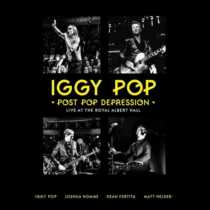capa do álbum ao vivo do iggy pop
