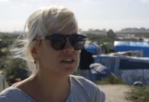 Lily Allen no campo de refugiados de Calais