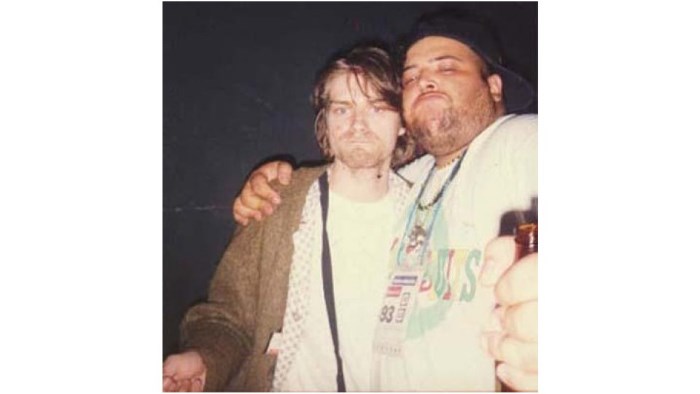 João Gordo e Kurt Cobain