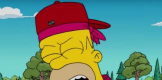 Homer no episósio de hip hop dos Simpsons