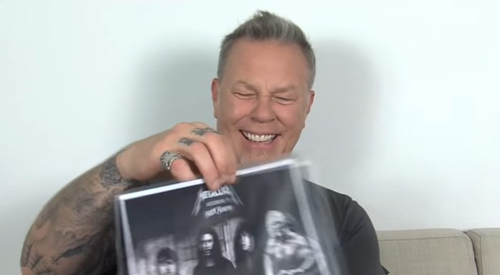 Música do Metallica é recriada com risadas de James Hetfield