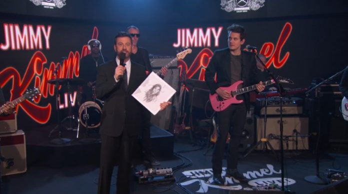 John Mayer no programa de Jimmy Kimmel