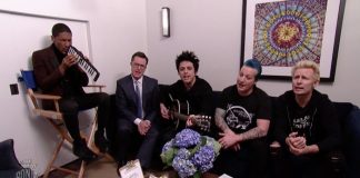 Green Day no programa de Stephen Colbert