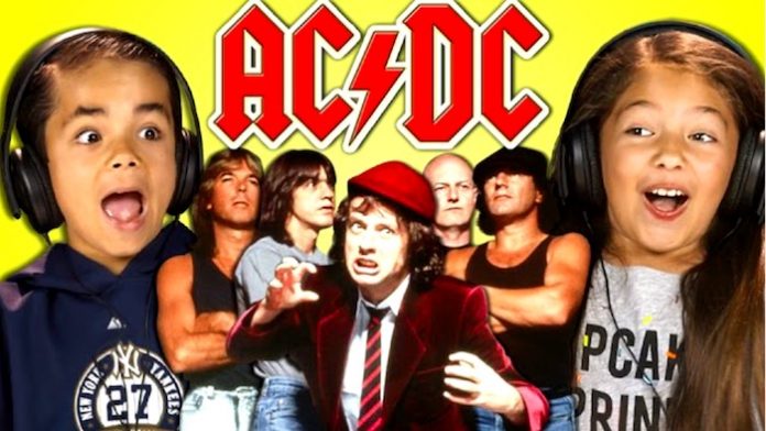 Kids React - AC/DC