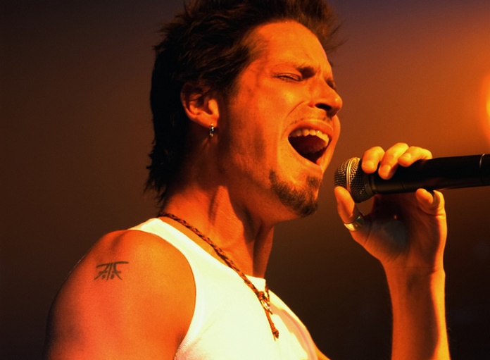Chris Cornell com o Audioslave em 2003