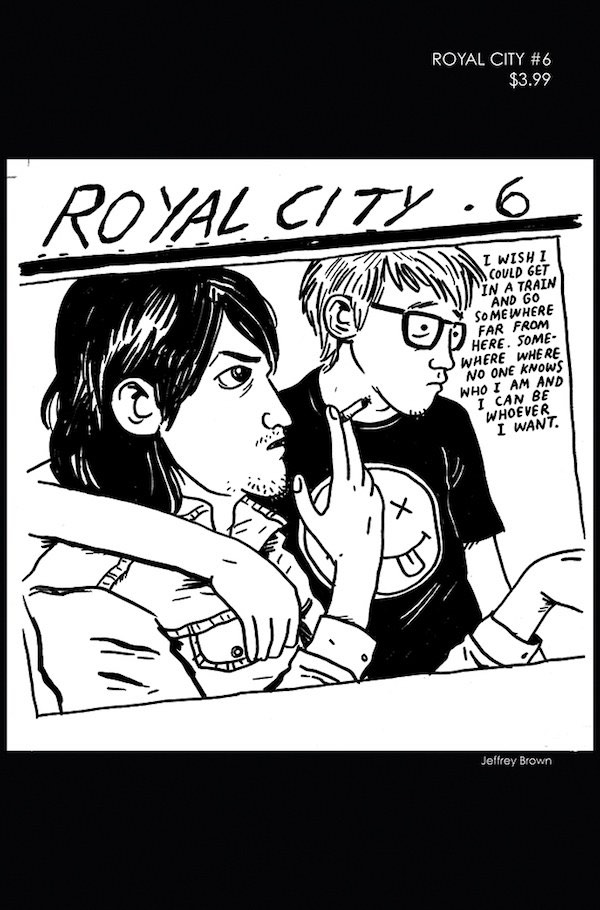Royal City 6 - capa inspirada em Sonic Youth