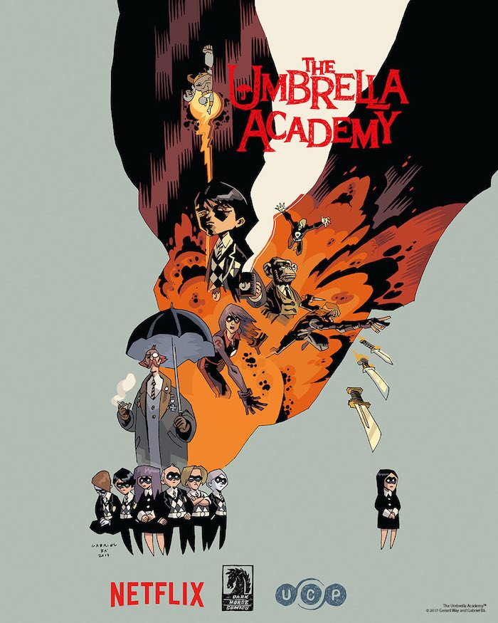 The Umbrella Academy - pôster netflix 1