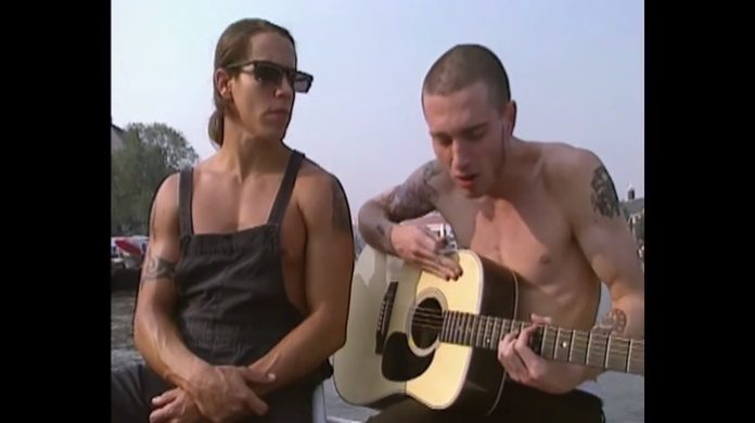 Anthony Kiedis e John Frusciante em 1991