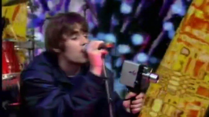 Oasis no seu primeiro programa de televisão