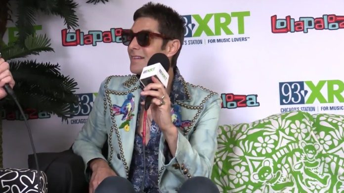Perry Farrell em entrevista no Lollapalooza