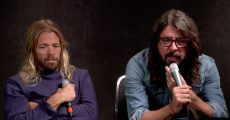 Dave Grohl e Taylor Hawkins, do Foo Fighters