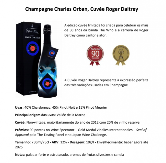 Champagne Cuvée Roger Daltrey