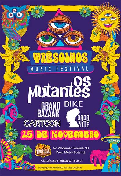 Lineup Três Olhos Music Festival