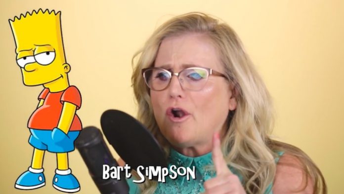 Os Simpsons - Dubladora faz sete vozes em menos de um minuto